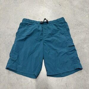 Columbia Men's Omni-Shield Belted Blue Shorts Size Medium 9" Inseam‎ Outdoor